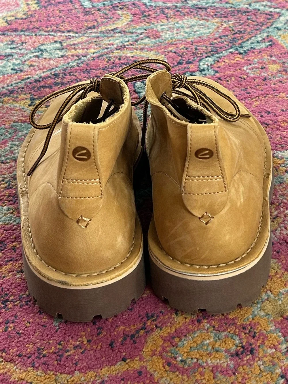 Clarks men’s cognac